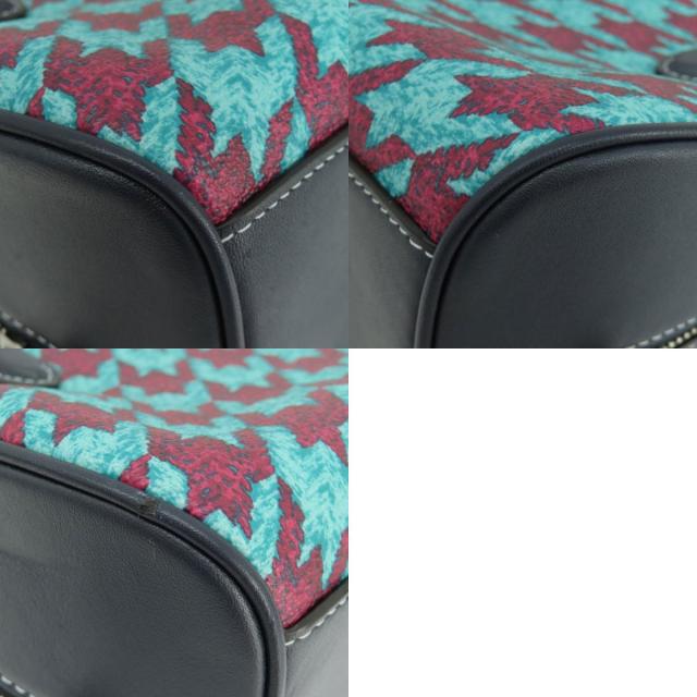 COACH コーチ CJ628 シドニー サッチェル・ハウンドトゥース プリント  