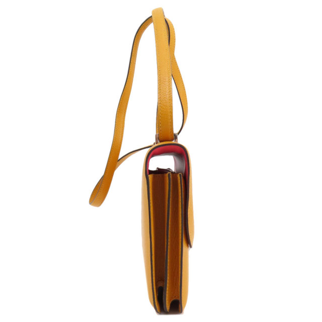 HERMES エルメス コンスタンス3 ミニ ムタード シルバー金具  