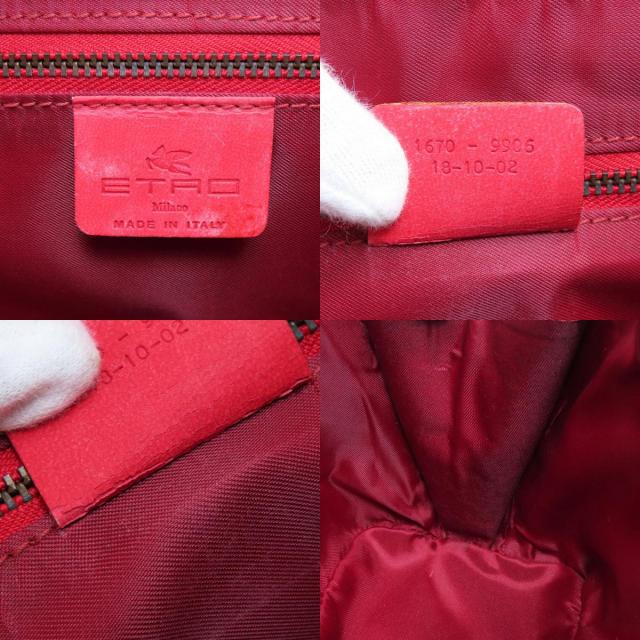 ETRO エトロ ペイズリー柄 ハンドバッグ PVC レディース