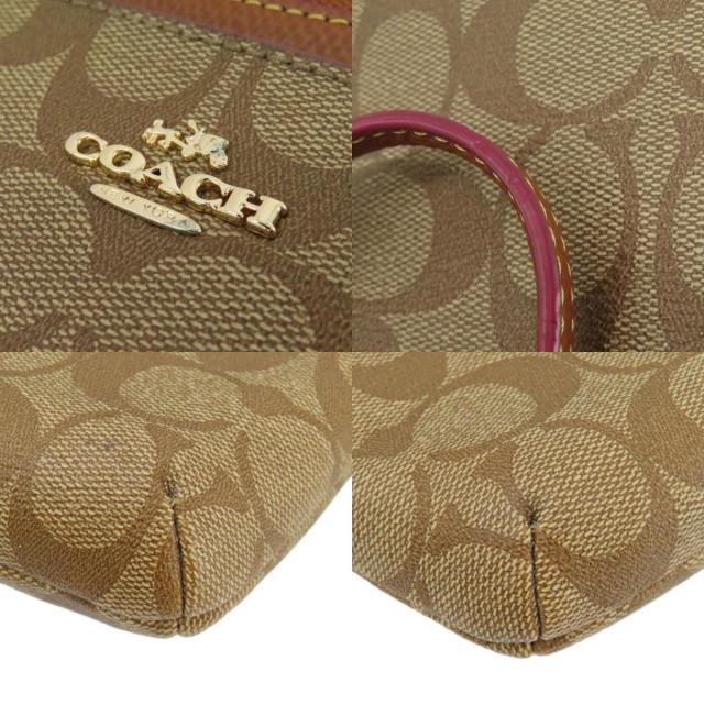 COACH コーチ F52657 シグネチャー ショルダーバッグ PVC レディース 