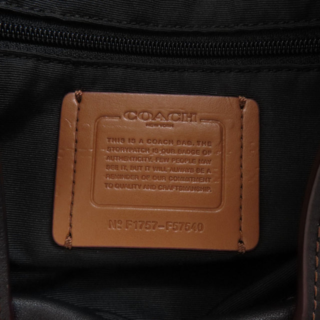 COACH(コーチ) ショルダーバッグ F57540 COACH コーチ F57540 ロゴ ショルダーバッグ キャンバス/レザー