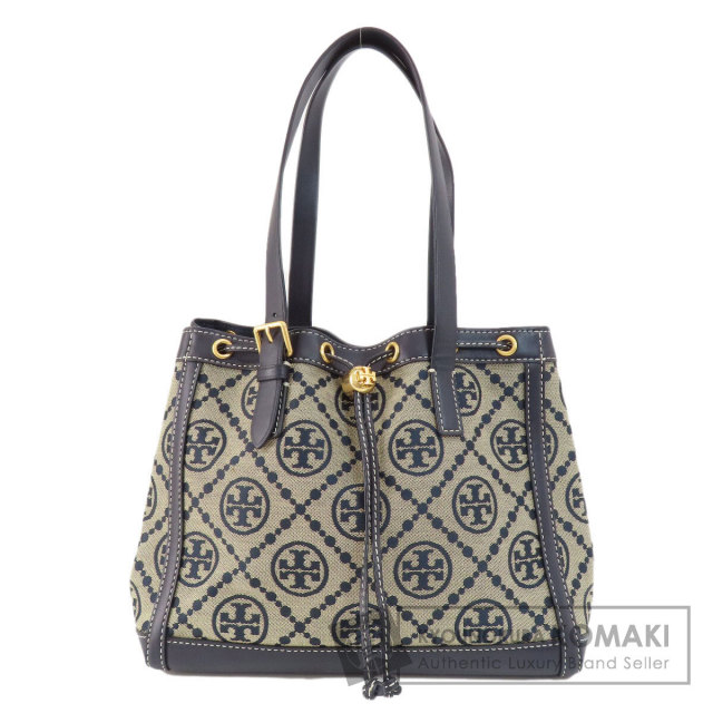 Tory Burch トリーバーチ ロゴ トートバッグ キャンバス レディース 