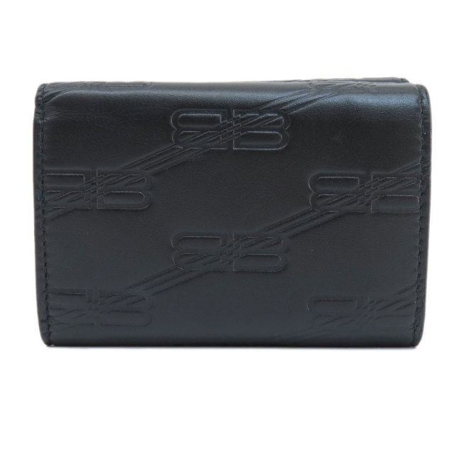 BALENCIAGA バレンシアガ 717790 BBモノグラム ミニウォレット 二 