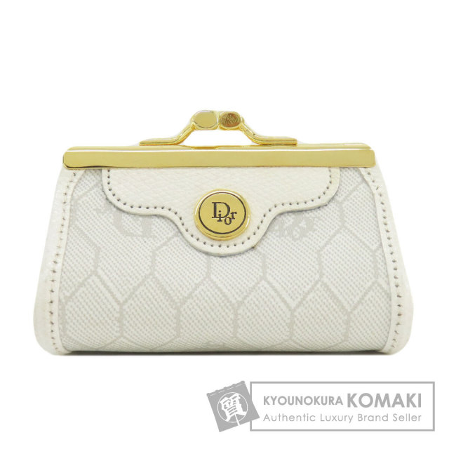 CHRISTIAN DIOR クリスチャンディオール ハニカム柄 コインケース PVC  
