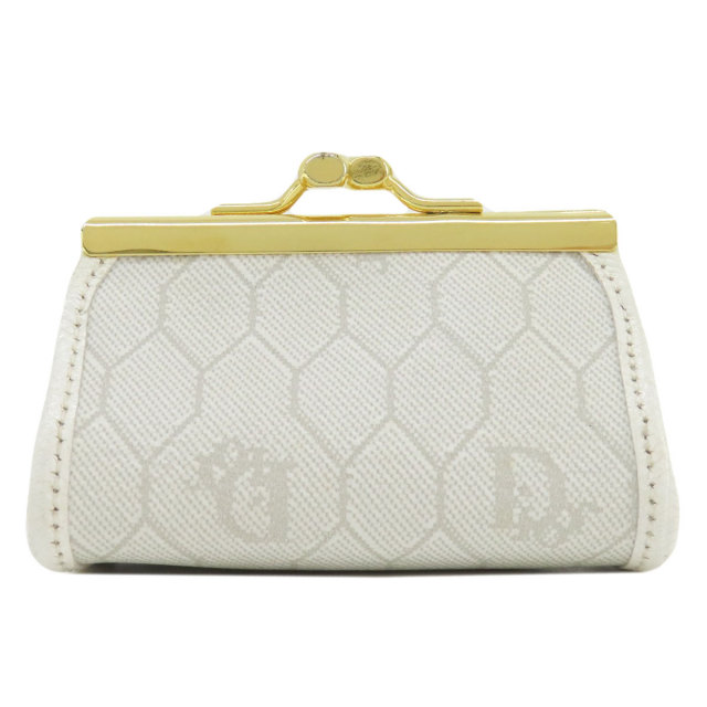 CHRISTIAN DIOR クリスチャンディオール ハニカム柄 コインケース PVC  