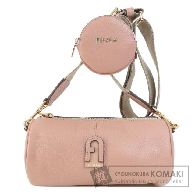 Furla フルラ アーチロゴ ショルダーバッグ レザー レディース