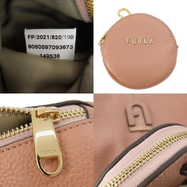 Furla フルラ アーチロゴ ショルダーバッグ レザー レディース 