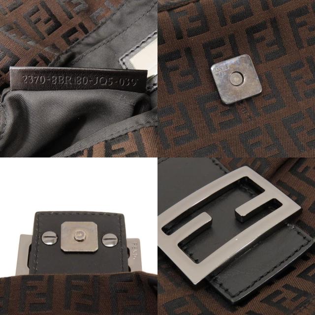 FENDI フェンディ ミニマンマバケット トートバッグ キャンバス レディース