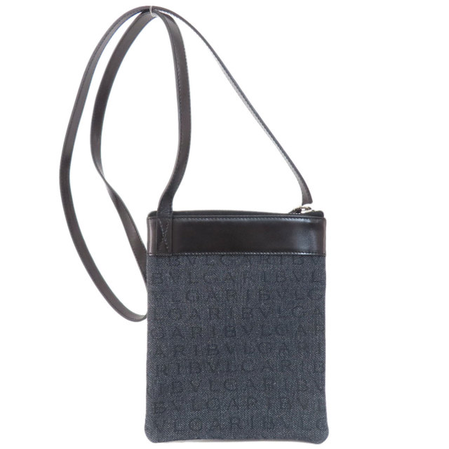 BVLGARI ブルガリ ロゴマニア ショルダーバッグ キャンバス レディース 