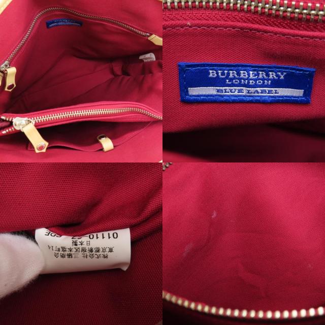 BURBERRY バーバリー ブルーレーベル チェック柄 トートバッグ
