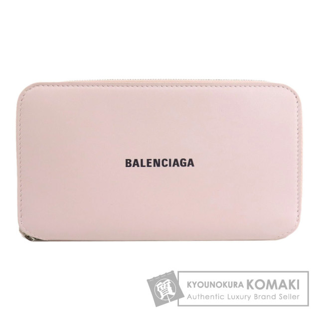 BALENCIAGA バレンシアガ 594290 ロゴ 長財布（小銭入れあり） レザー  
