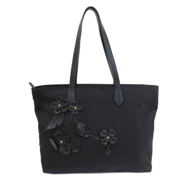 PRADA プラダ 1BG052 フラワーモチーフ トートバッグ ナイロン素材  