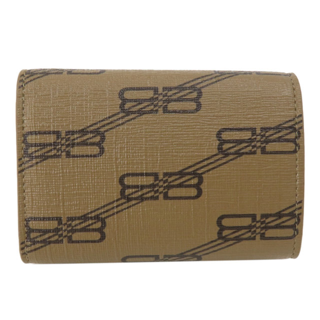 BALENCIAGA バレンシアガ 594312 三つ折り財布 BB柄 二つ折り財布  