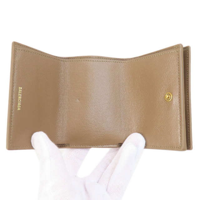 BALENCIAGA バレンシアガ 594312 三つ折り財布 BB柄 二つ折り財布  