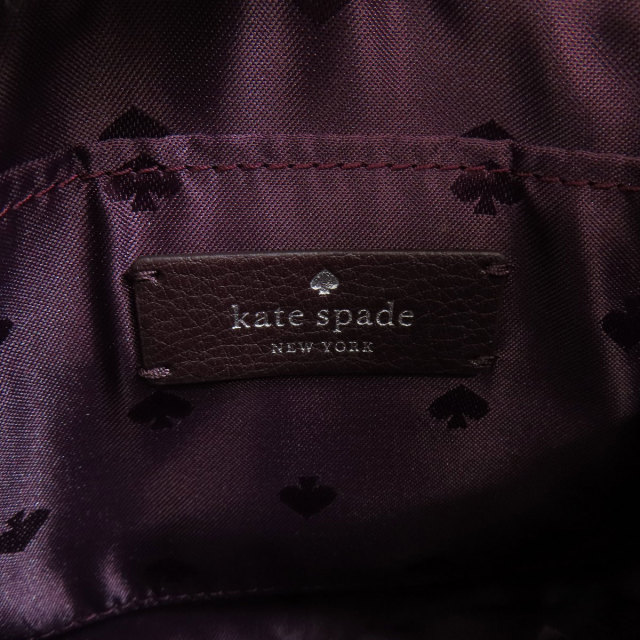kate spade ケイトスペード ロゴ ショルダーバッグ ビニール/レザー  