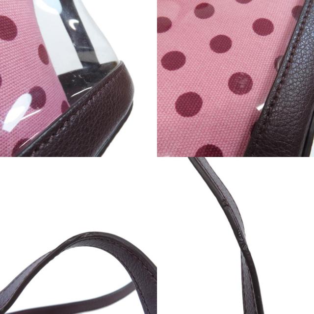 kate spade ケイトスペード ロゴ ショルダーバッグ ビニール/レザー  