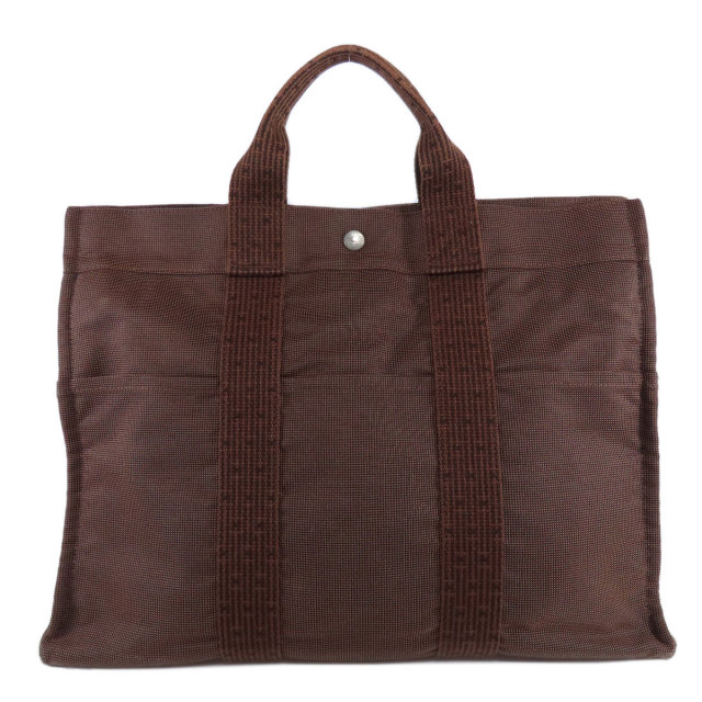 HERMES エルメス エールラインMM トートバッグ キャンバス レディース 