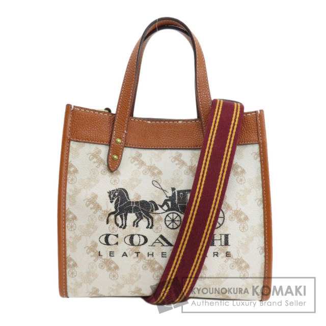 COACH コーチ C8456 フィールドトート 2WAY ハンドバッグ レザー 
