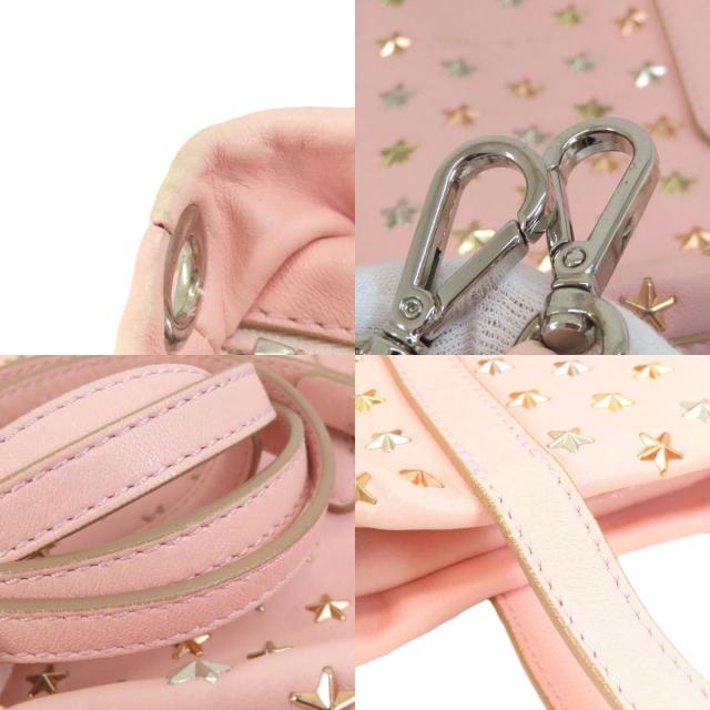 Jimmy Choo ジミーチュウ スターモチーフ 2WAY ハンドバッグ レザー 