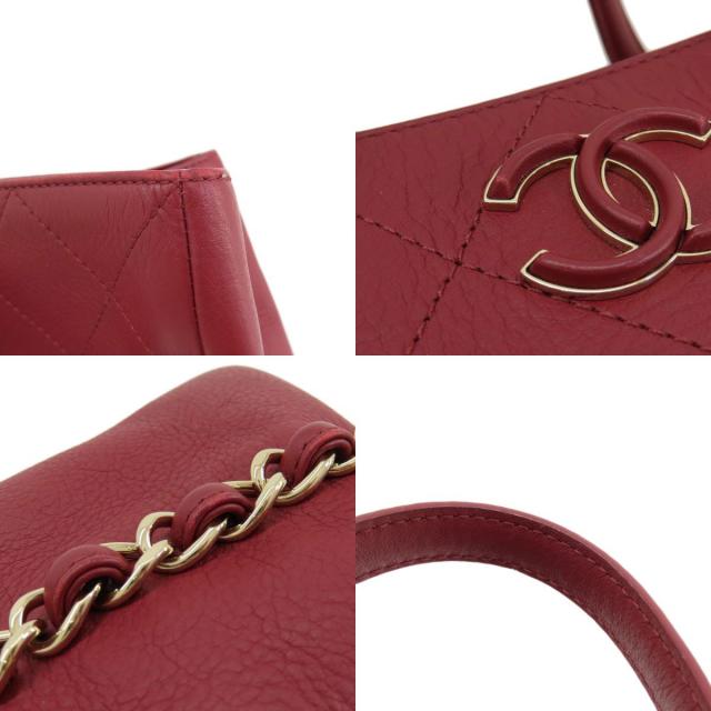 CHANEL シャネル ココマーク ゴールド金具 2WAY ハンドバッグ カーフ  