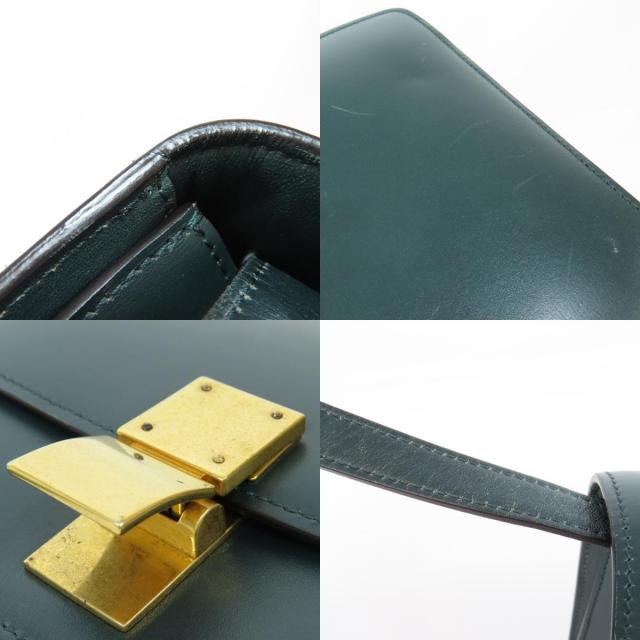 CELINE セリーヌ クラシックボックス ショルダーバッグ レザー レディース 
