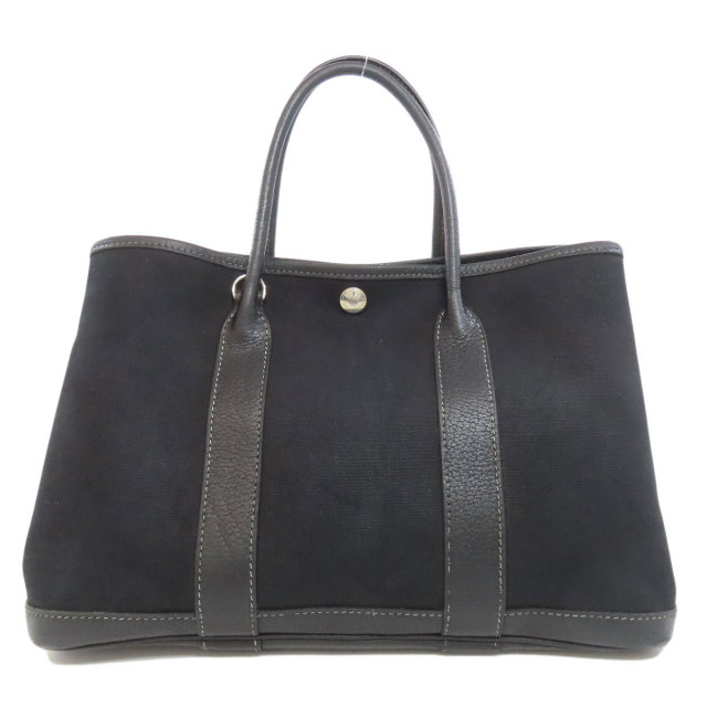 HERMES エルメス ガーデンパーティTPM シルバー金具 ハンドバッグ  