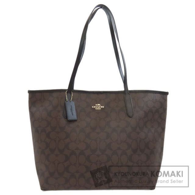 COACH コーチ 5696 シグネチャー トートバッグ PVC レディース
