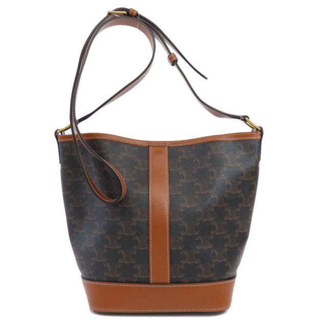 CELINE セリーヌ トリオンフ ショルダーバッグ PVC レディース 