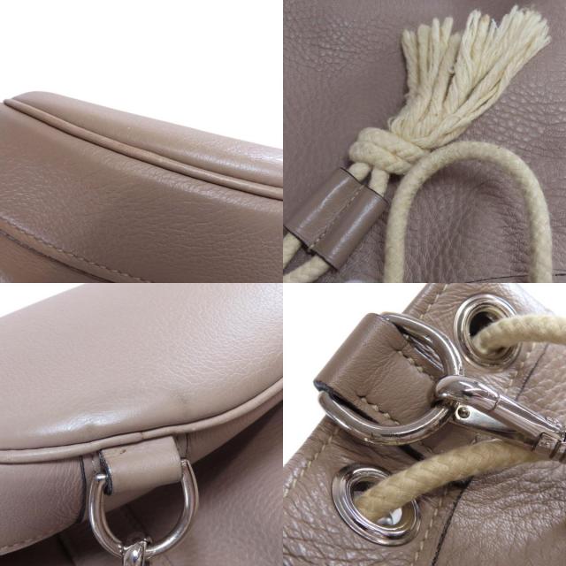 HERMES エルメス ランチ ワンショルダー トートバッグ カーフ レディース