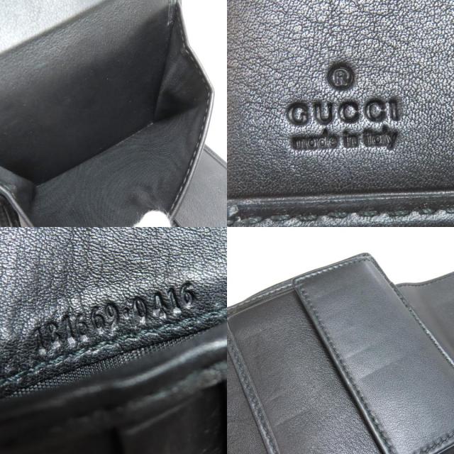 GUCCI グッチ 181669 GG 二つ折り財布（小銭入れあり） キャンバス  