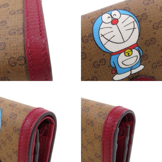 GUCCI グッチ 647788 GGマーモント ドラえもんコラボ 二つ折り財布  