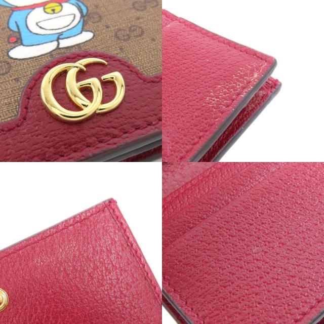 GUCCI グッチ 647788 GGマーモント ドラえもんコラボ 二つ折り財布  