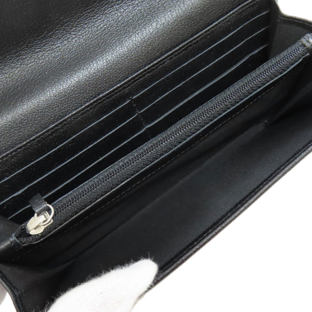 CHANEL シャネル カメリア ココマーク 長財布（小銭入れあり） カーフ  