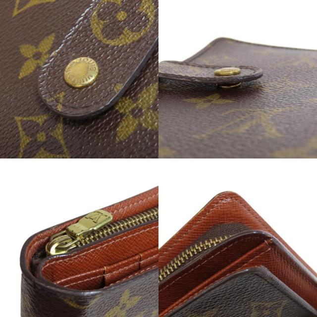 LOUIS VUITTON ルイヴィトン M61207 ポルトパピエ・ジップ 二
