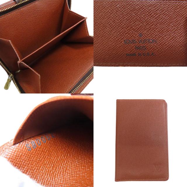 Louis Vuitton モノグラム 小銭入れ付き 折りたたみ財布 M61207 LOUIS VUITTON ルイ ヴィトン モノグラム ポルト パピエ ジップ