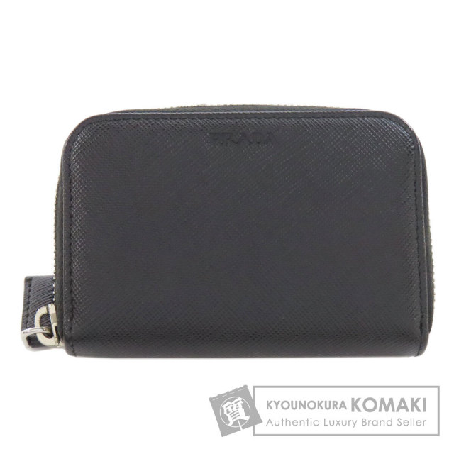 PRADA プラダ サフィアーノ ロゴ コインケース レザー レディース 