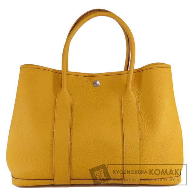 エルメス トートバッグ ガーデンパーティPM ジョーヌアンブル シルバー金具