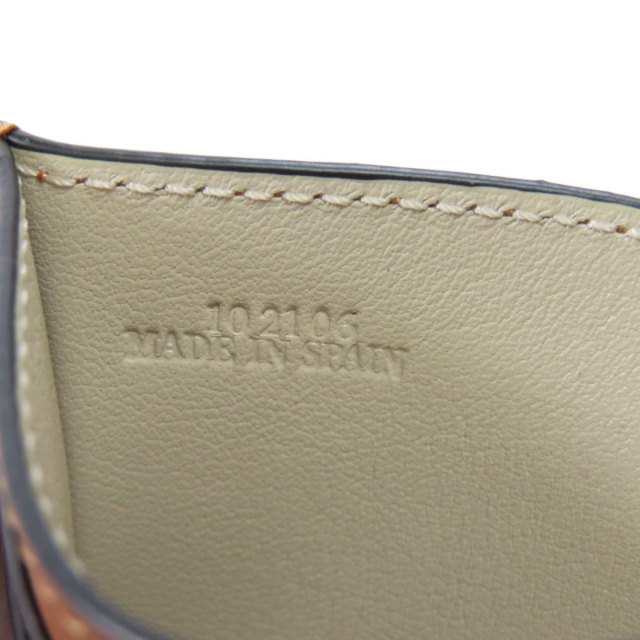 LOEWE ロエベ 貝殻モチーフ アナグラム カードケース レザー