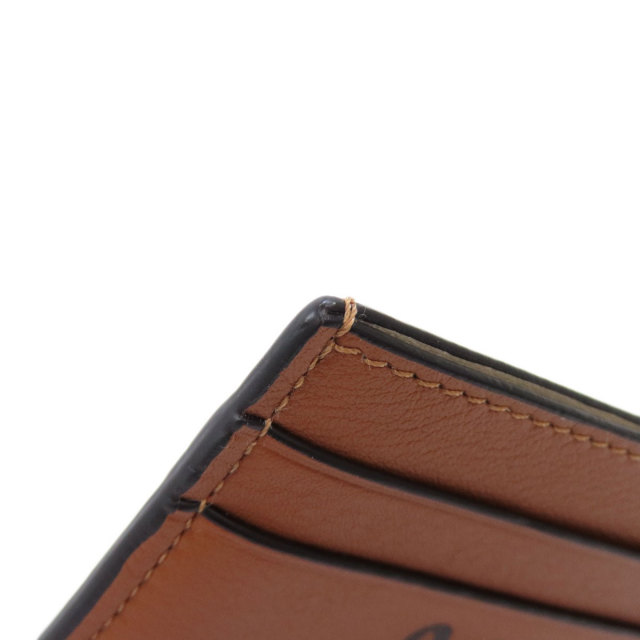 LOEWE ロエベ 貝殻モチーフ アナグラム カードケース レザー