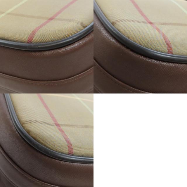 BURBERRY バーバリー チェック柄 ショルダーバッグ キャンバス