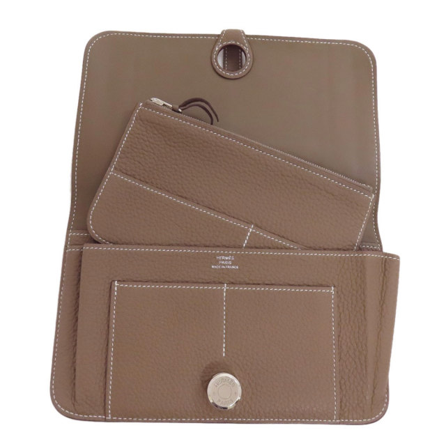 エルメス 長財布（小銭入れあり） ドゴンGM エトープ シルバー金具