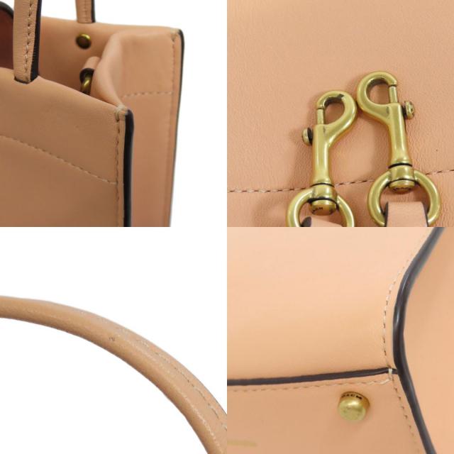 COACH コーチ C4828 ミニ カシン 2WAY ハンドバッグ レザー レディース 