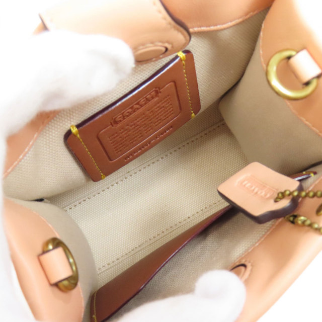 COACH コーチ C4828 ミニ カシン 2WAY ハンドバッグ レザー レディース 
