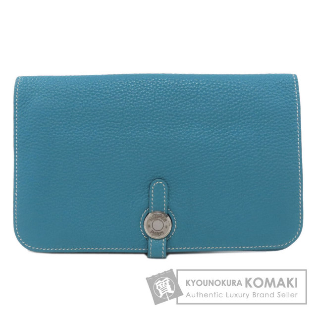 HERMES エルメス ドゴンGM シルバー金具 長財布（小銭入れあり） トゴ  