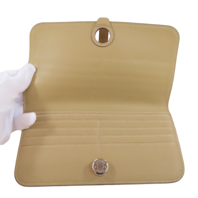 HERMES エルメス ドゴンロング シルバー金具 長財布（小銭入れあり  