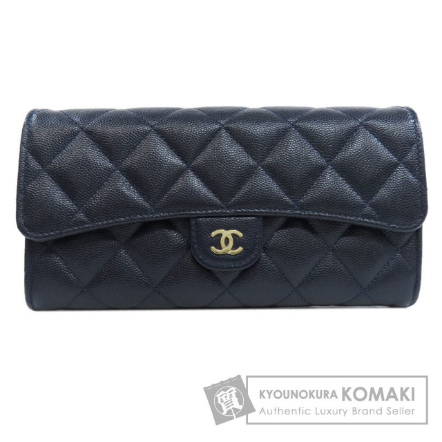 CHANEL シャネル ココマーク ゴールド金具 長財布（小銭入れあり