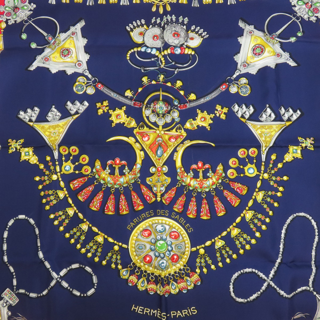 HERMES エルメス カレ90 スカーフ シルク レディース 