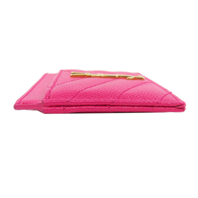 YVES SAINT LAURENT イヴ・サンローラン ロゴ カードケース レザー 