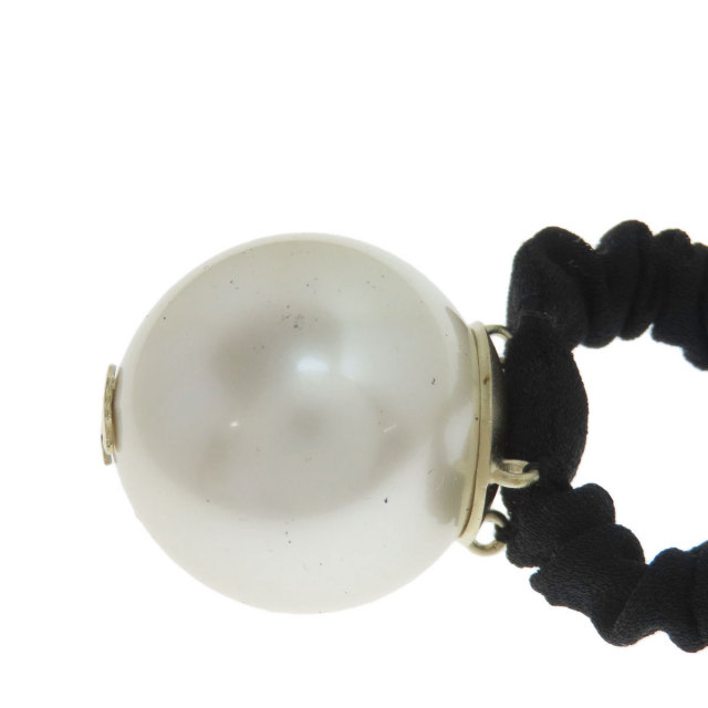 シャネル ヘアゴム ココマーク フェイクパール