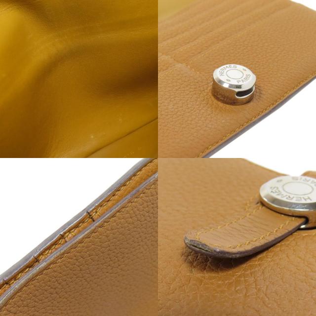 HERMES エルメス ドゴンロング シルバー金具 長財布（小銭入れなし  